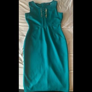 Teal Green Women Dress